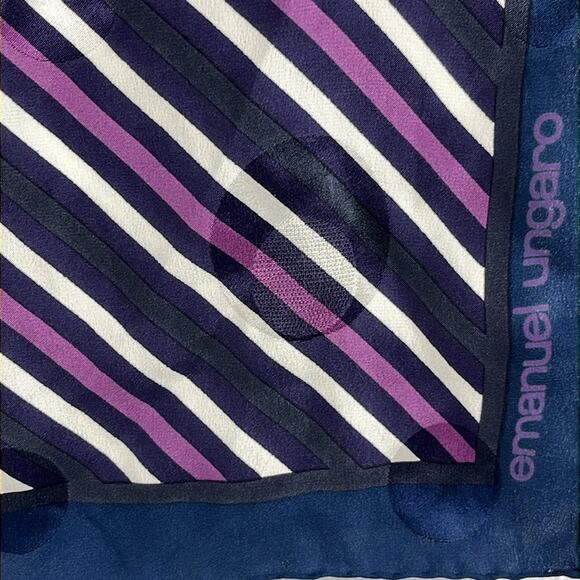 Vintage Emanuel Ungaro Silk‎ Scarf - Picture 2 of 10